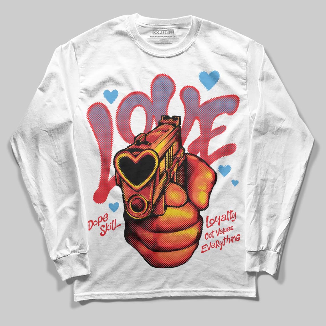 Cherry 11s superstreetwear Long Sleeve T-Shirt Love Shot Graphic