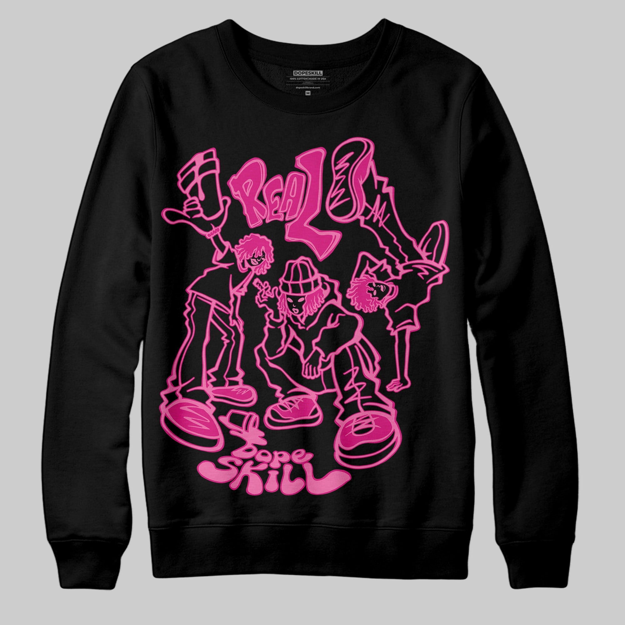 Rick RO Pink Leather Sneakers superstreetwear Sweatshirt Real Y2K Players Graphic