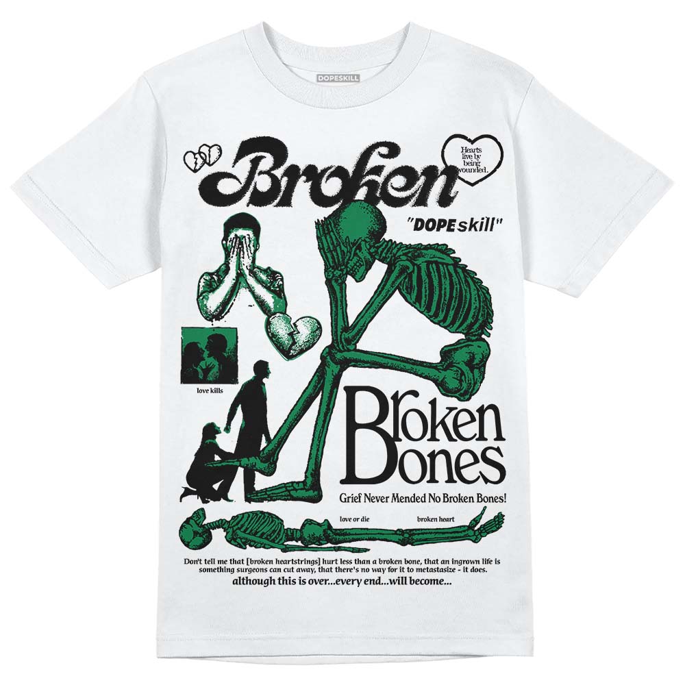Lucky Green 5s superstreetwear T-Shirt Broken Bones Graphic