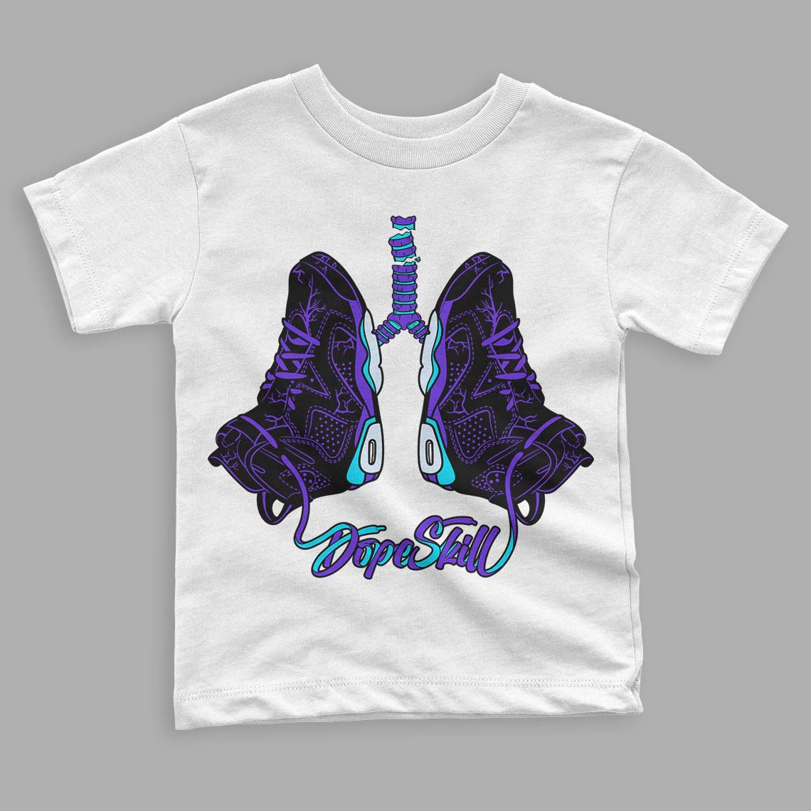 Aqua 6s superstreetwear Toddler Kids T-shirt Breathe Graphic