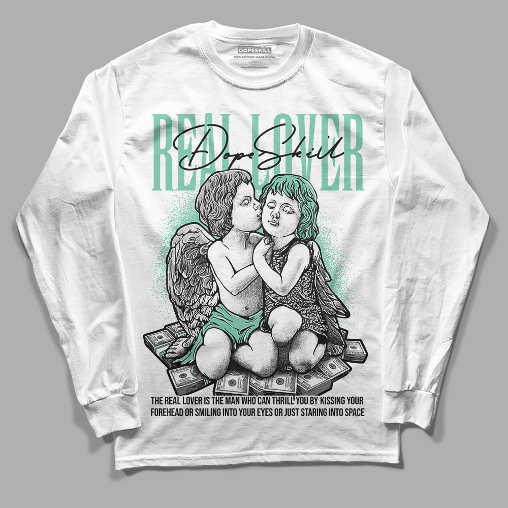 Green Glow 3s superstreetwear Long Sleeve T-Shirt Real Lover Graphic