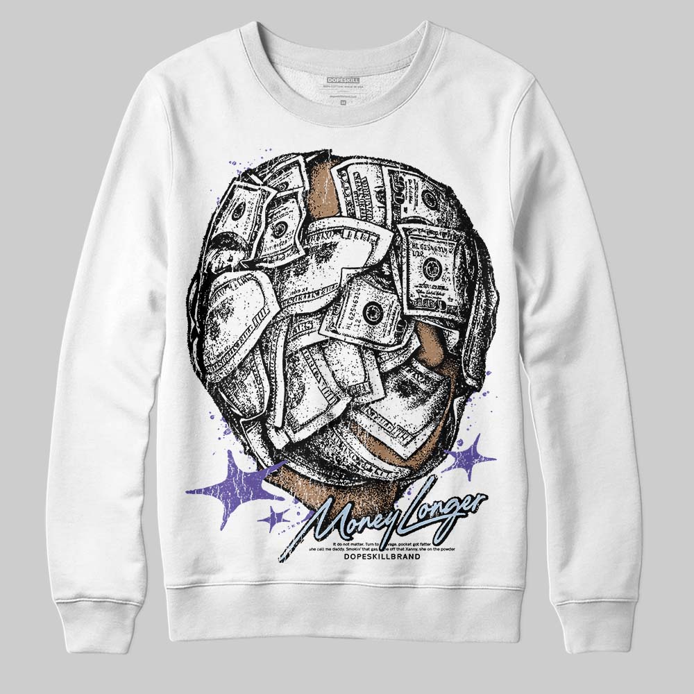 Grape 5s superstreetwear Sweatshirt Money Longer Graphic
