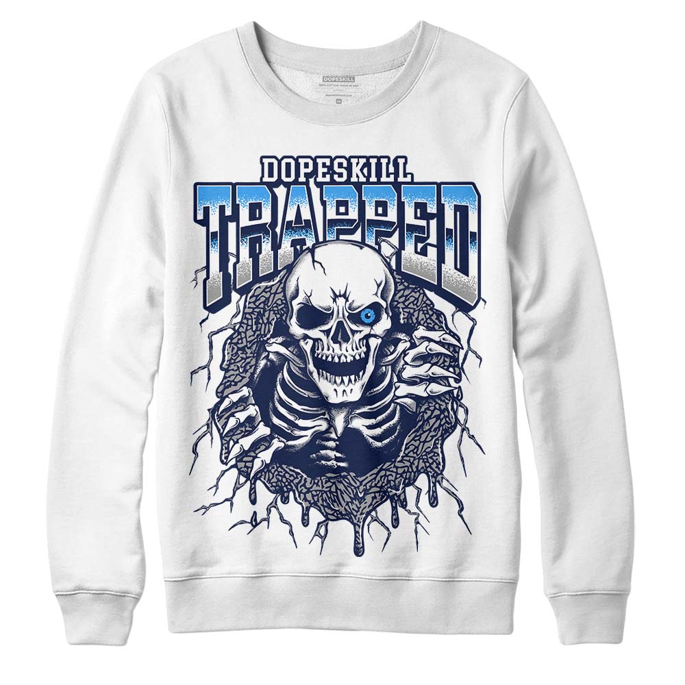 AJ Spizike White Obsidian superstreetwear Sweatshirt Trapped Halloween Graphic