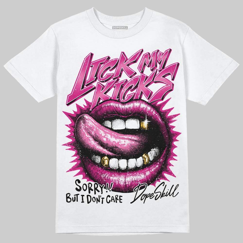 Rick RO Pink Leather Sneakers superstreetwear T-Shirt Lick My Kicks Graphic