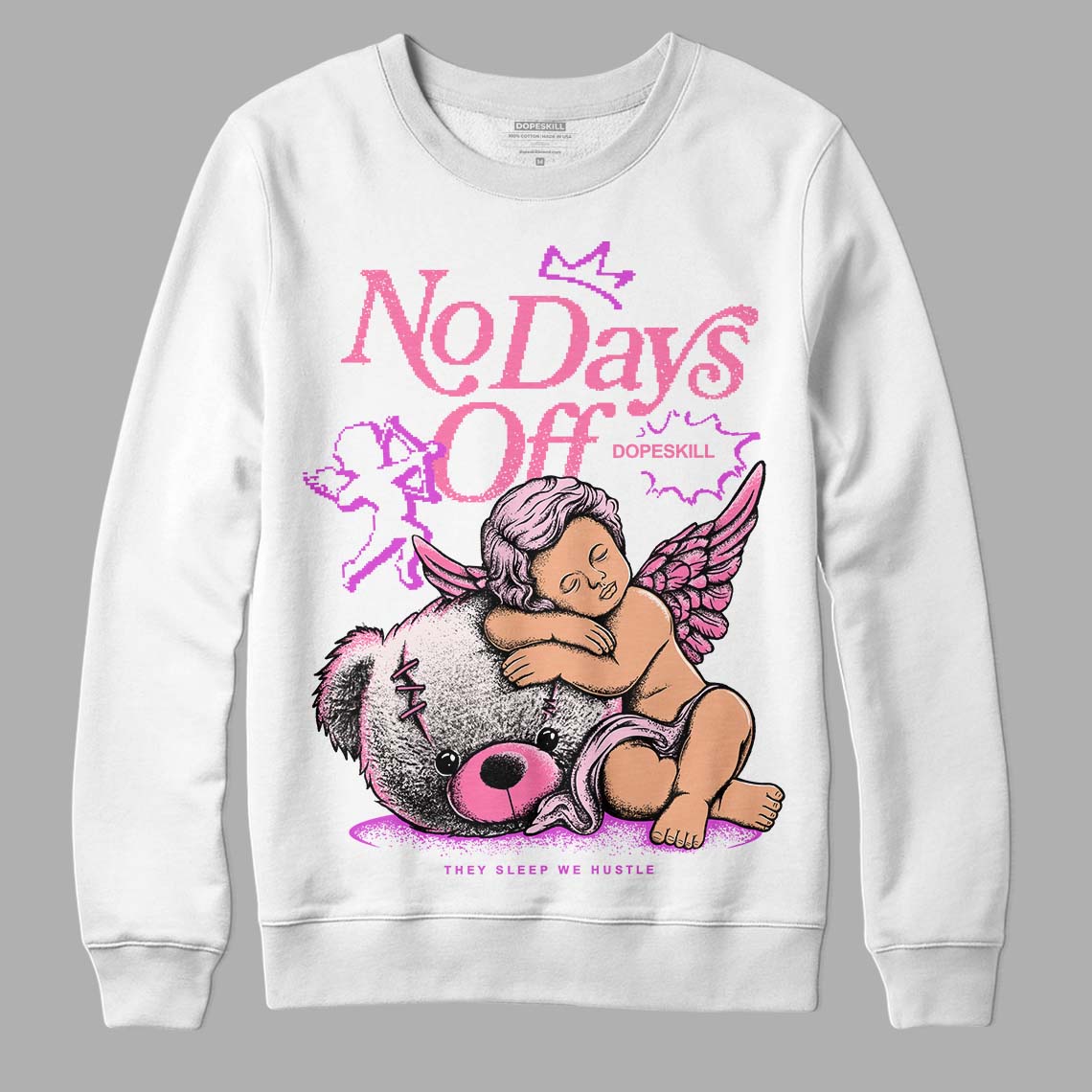 Dunk Low Pink Foam superstreetwear Sweatshirt New No Days Off Graphic