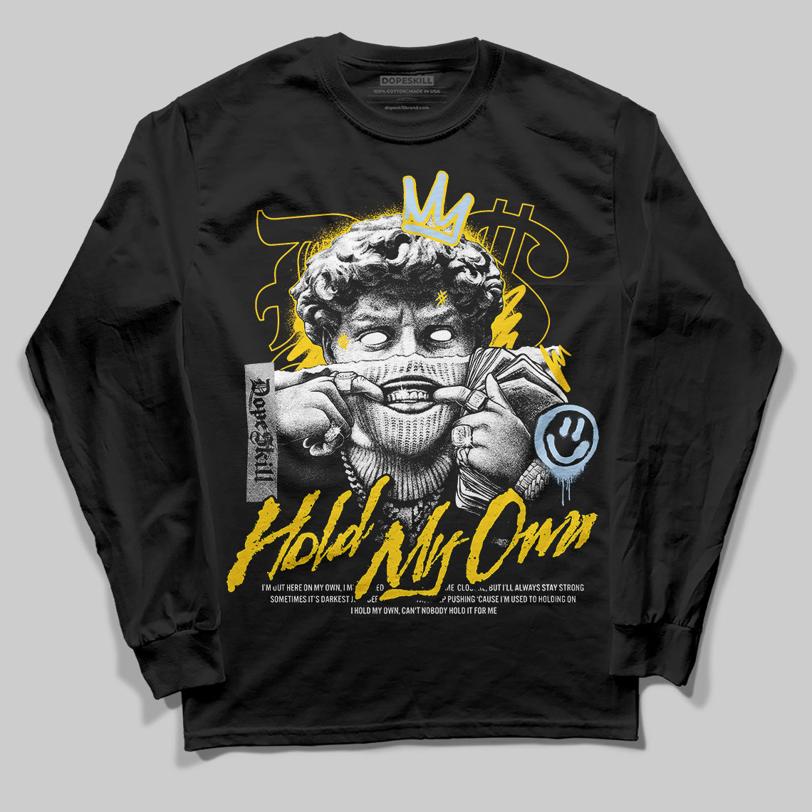 Yellow Ochre 6s superstreetwear Long Sleeve T-Shirt In My Way Graphic