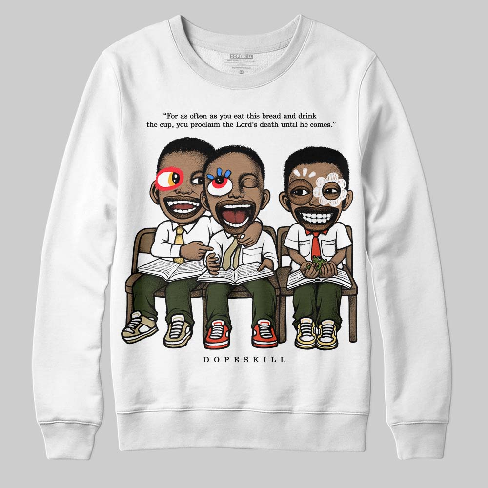Olive Collection superstreetwear Sweatshirt First Sunday Graphic