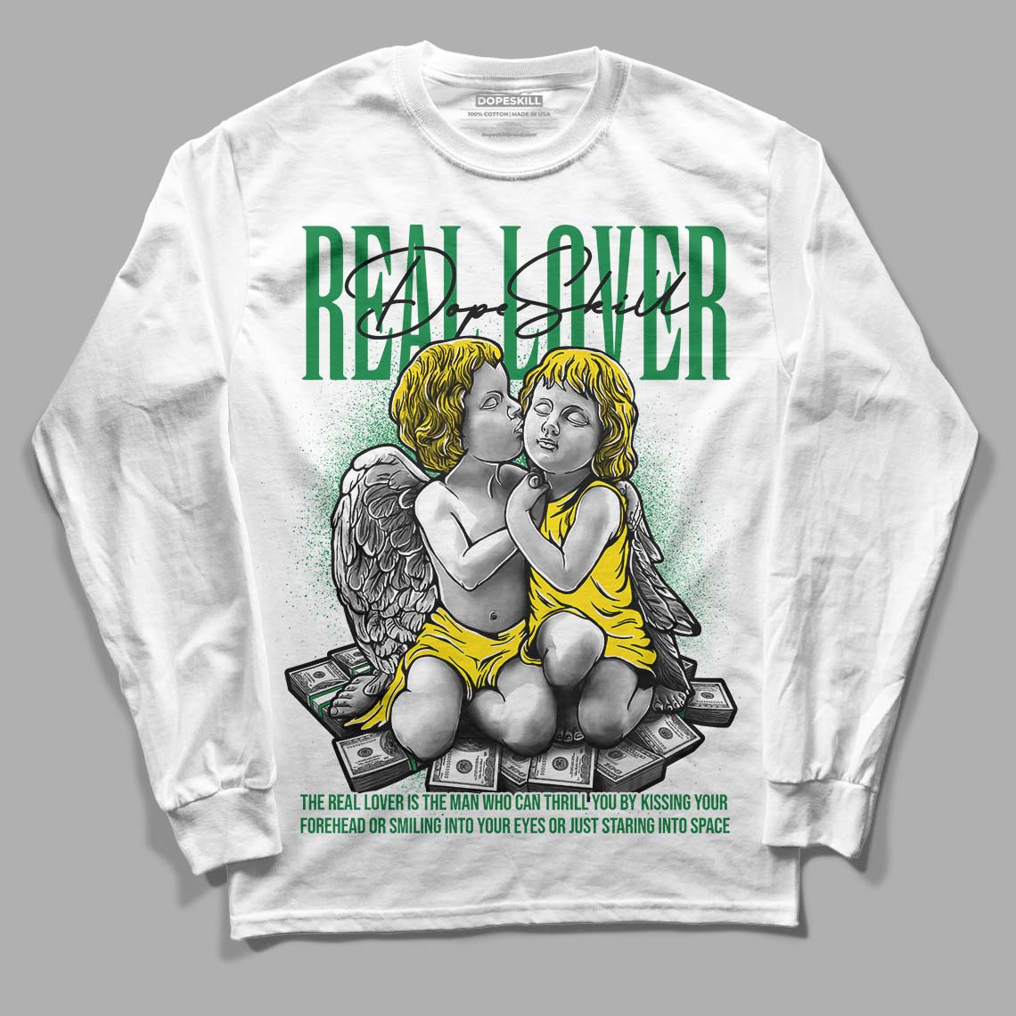 Dunk Low Reverse Brazil superstreetwear Long Sleeve T-Shirt Real Lover Graphic