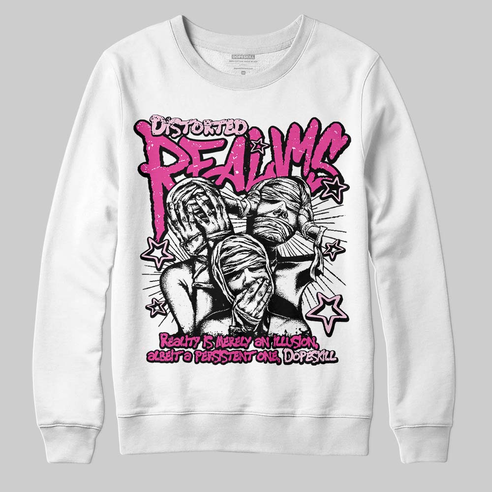 Pink Collection superstreetwear Sweatshirt Distorted Realms Graphic