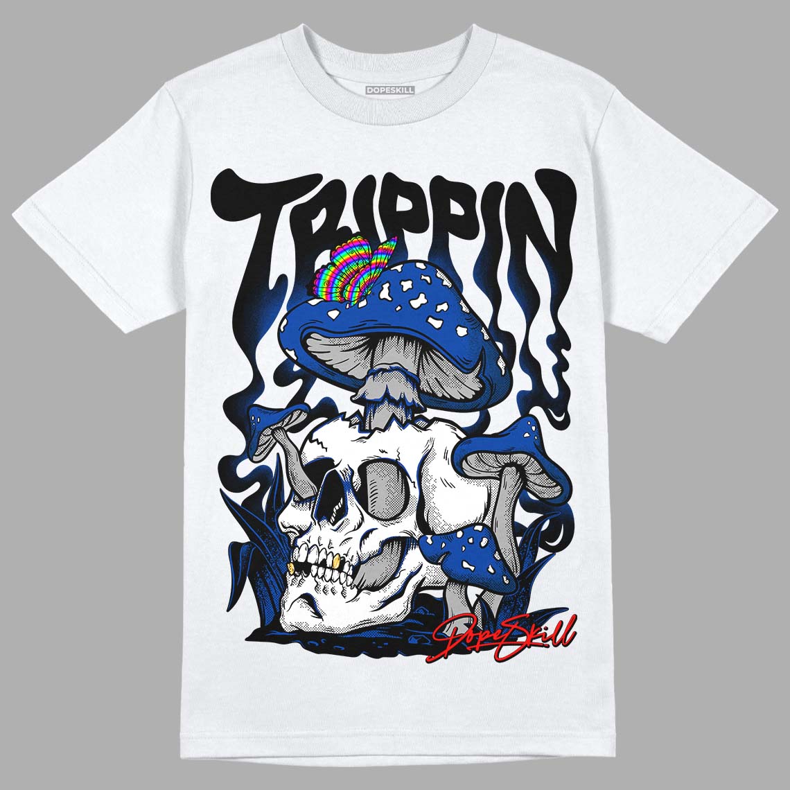 Racer Blue 5s superstreetwear T-Shirt Trippin Graphic