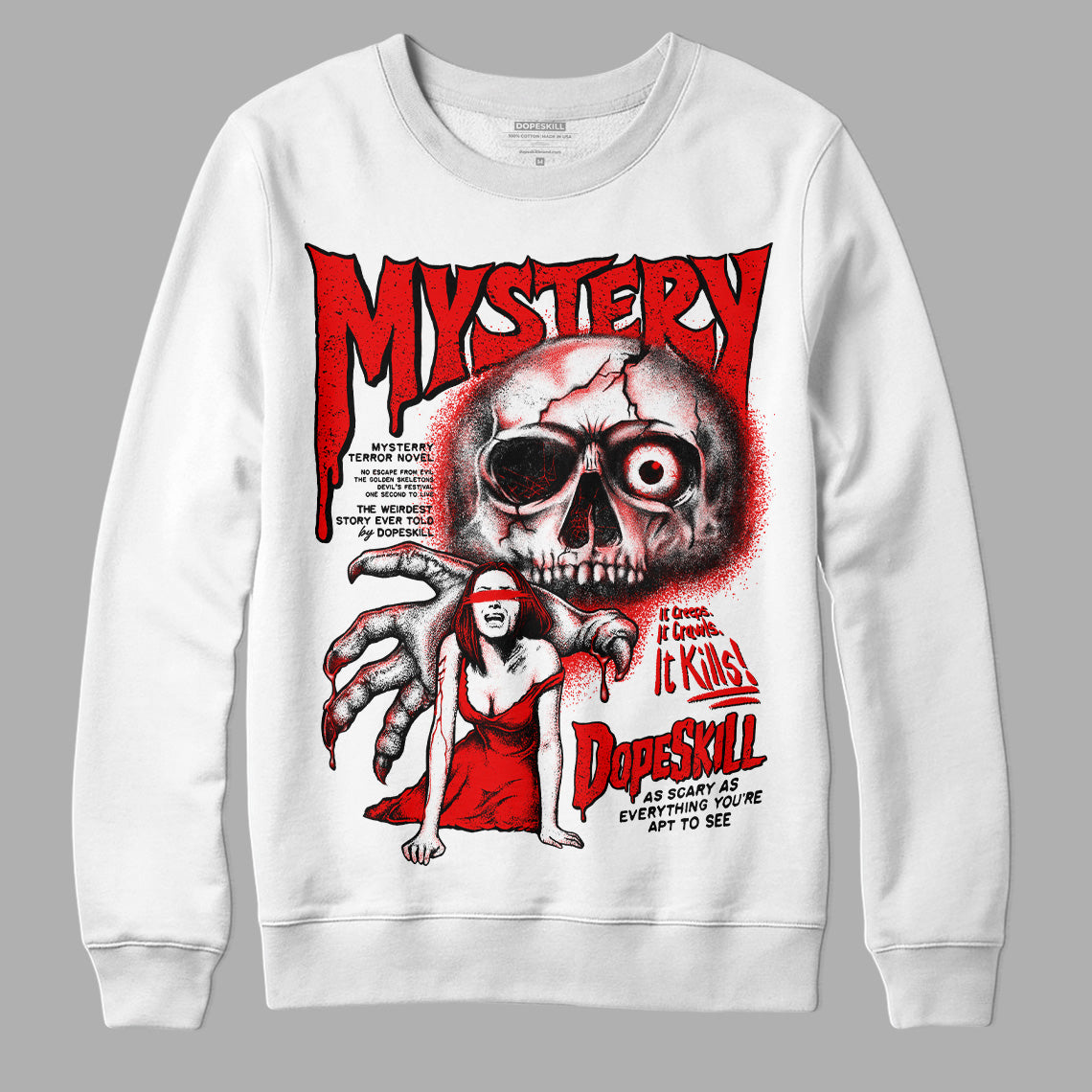 Cherry 12s superstreetwear Sweatshirt Mystery Ghostly Grasp Graphic