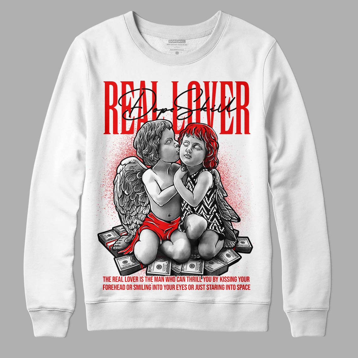 Cherry 12s superstreetwear Sweatshirt Real Lover Graphic