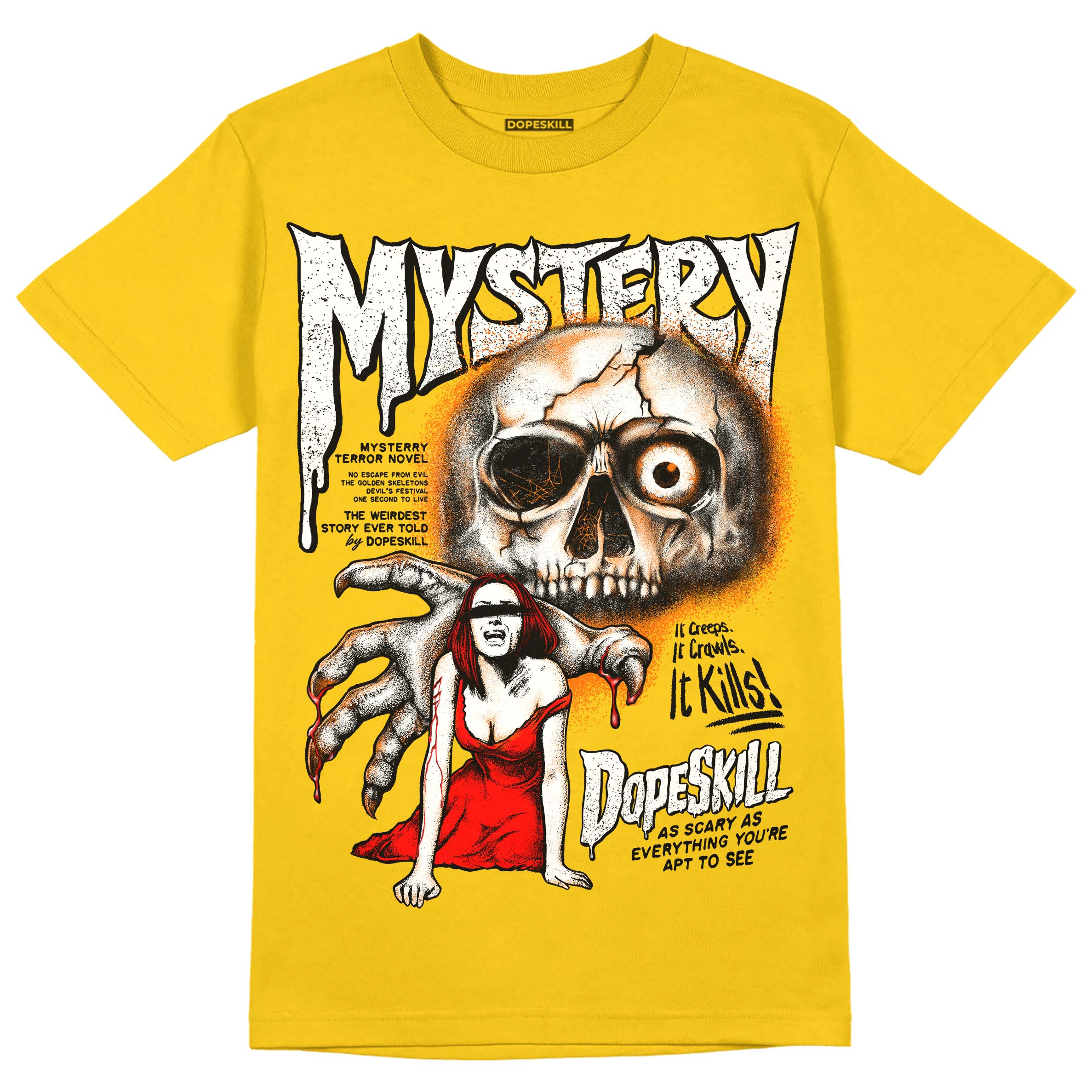 Black Tour Yellow AJ 4 Thunder superstreetwear Unisex T-Shirt Mystery Ghostly Grasp Graphic