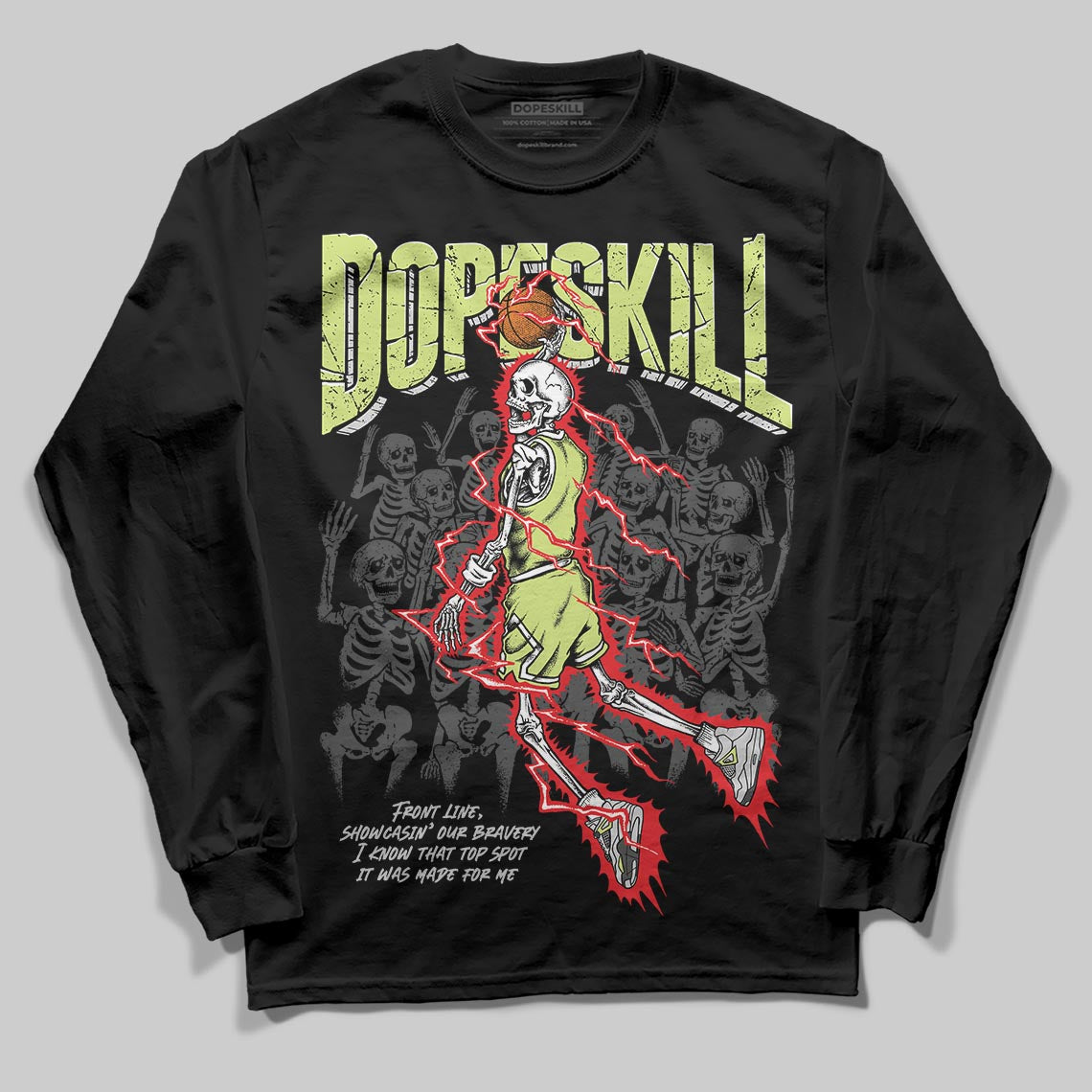 Light Lemon Twist 4s superstreetwear Long Sleeve T-Shirt Thunder Dunk Graphic