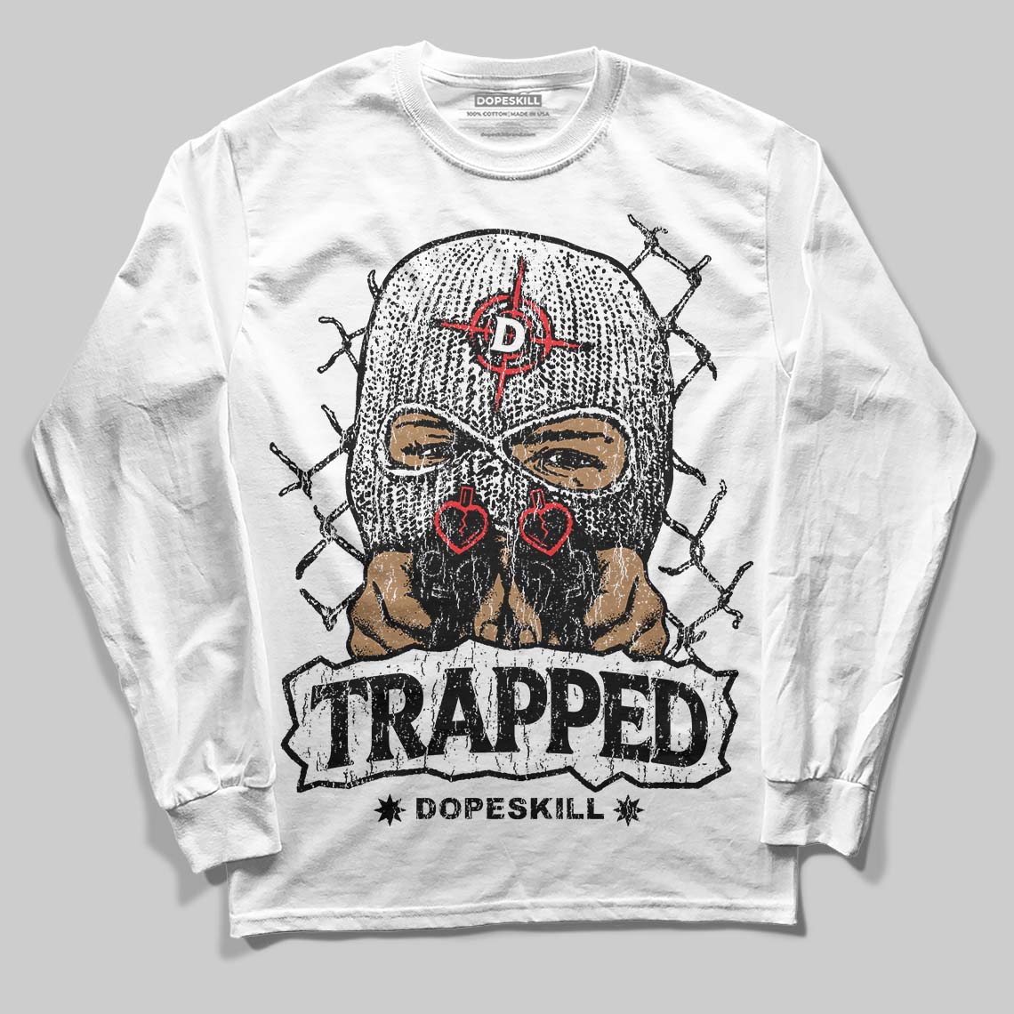 Dunk Panda White Black superstreetwear Long Sleeve T-Shirt New Trapped Graphic