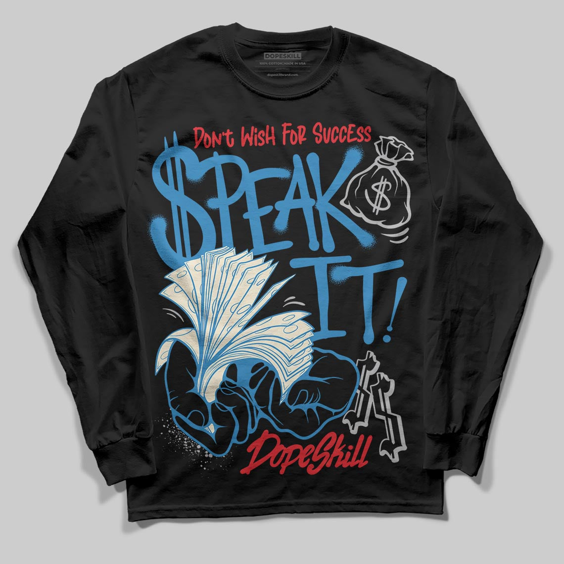 Rare Air 3s superstreetwear Long Sleeve T-Shirt Speak It Graphic