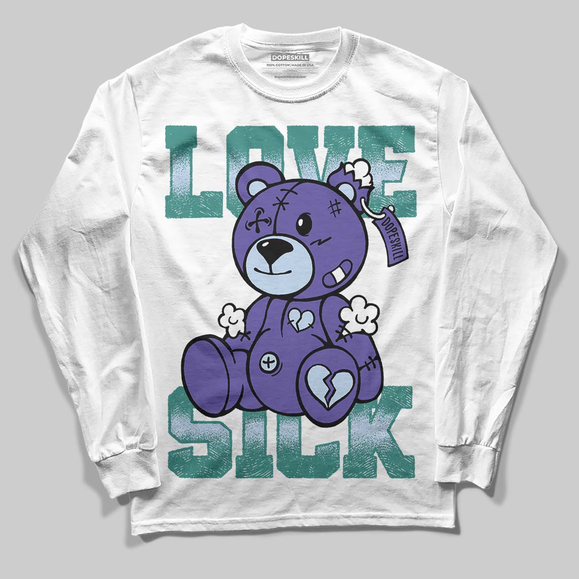 Grape 5s superstreetwear Long Sleeve T-Shirt Love Sick Graphic