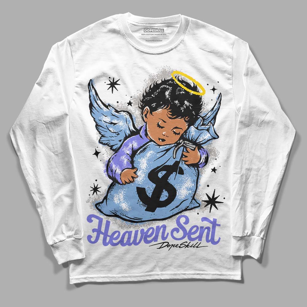 University Blue Collection superstreetwear Long Sleeve T-Shirt Heaven Sent Graphic