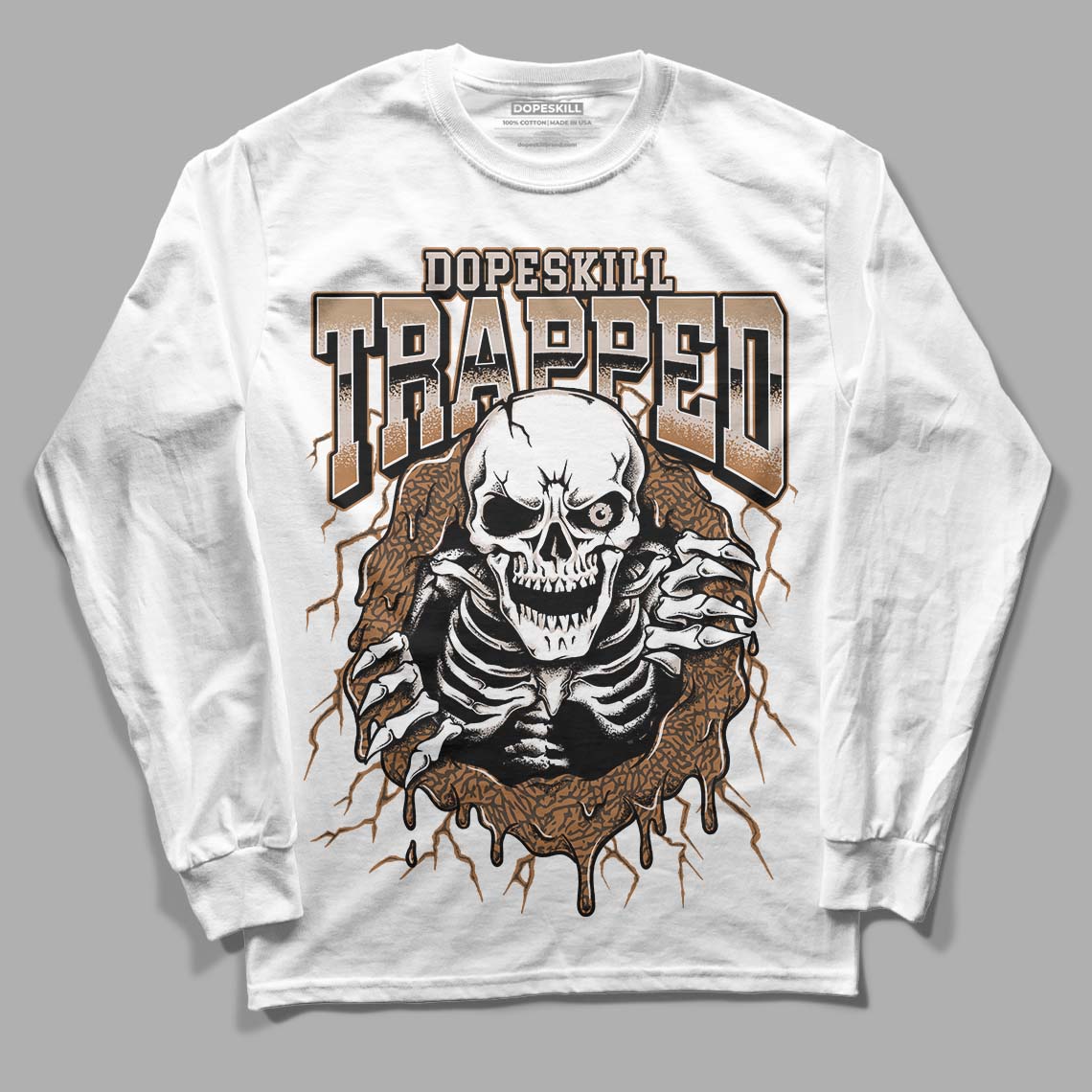 Palomino 3s superstreetwear Long Sleeve T-Shirt Trapped Halloween Graphic