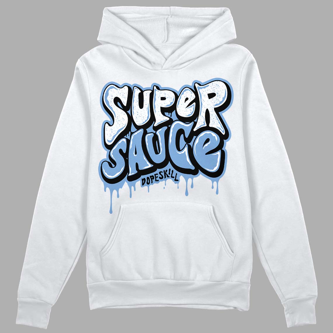 University Blue 5s superstreetwear Hoodie Sweatshirt Super Sauce Graphic