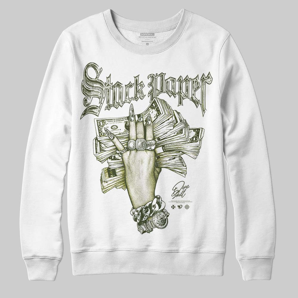 Olive Collection superstreetwear Sweatshirt Stack Paper Graphic