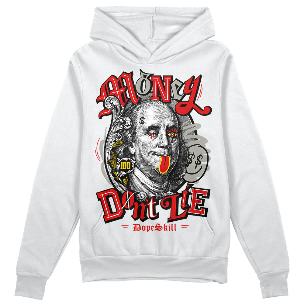 Fire Red 3s superstreetwear Hoodie Sweatshirt Money Don't Lie Graphic