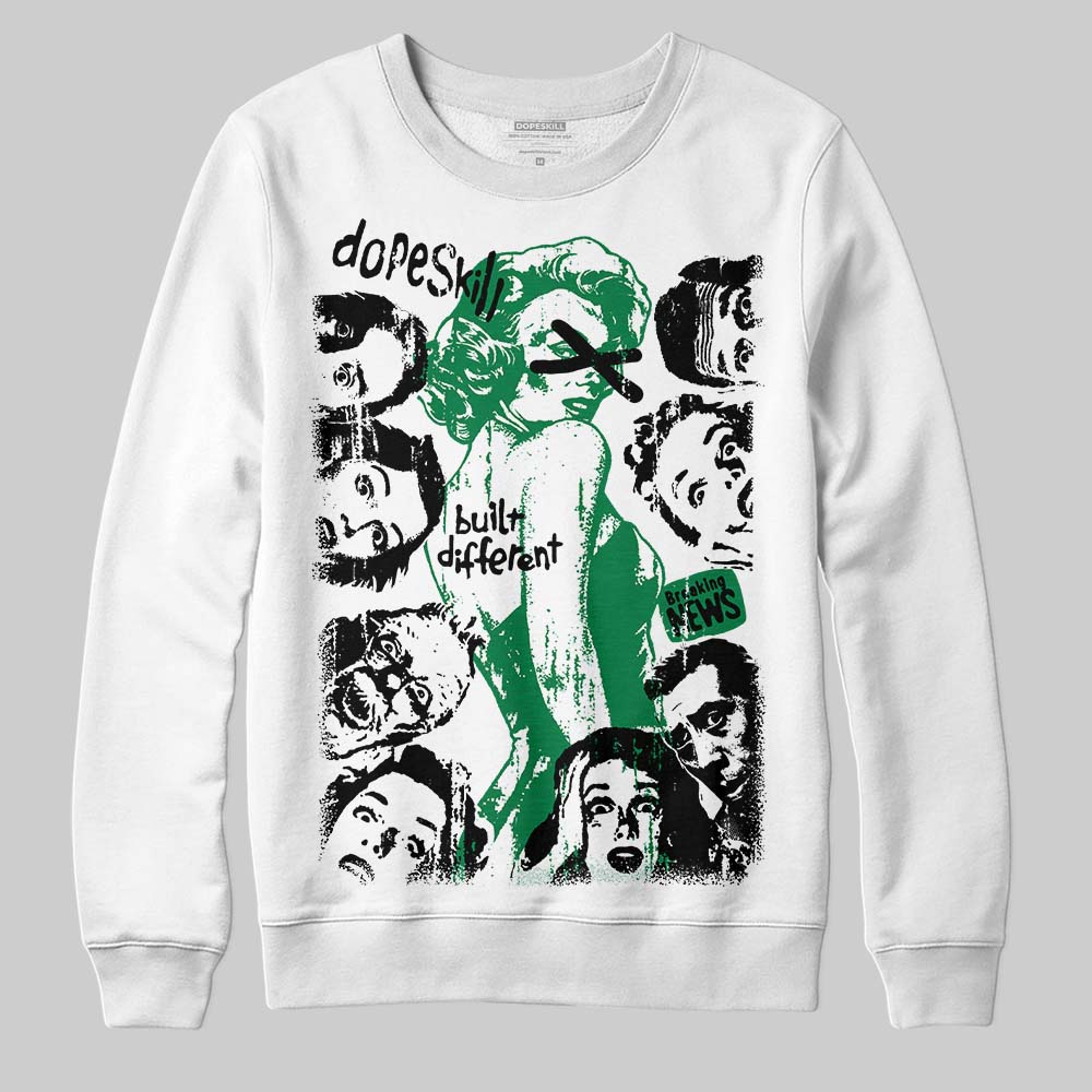 Green Collection superstreetwear Sweatshirt Built Different Graphic