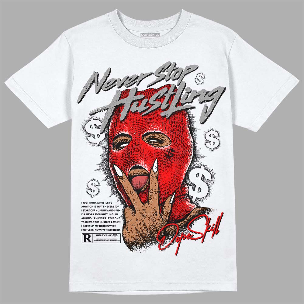 Black and White Collection superstreetwear T-Shirt Never Stop Hustling Graphic