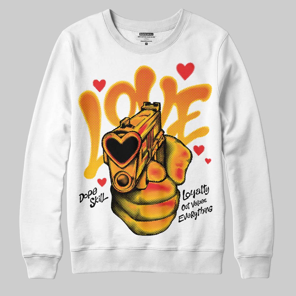 Yellow Collection superstreetwear Sweatshirt Love Shot Graphic