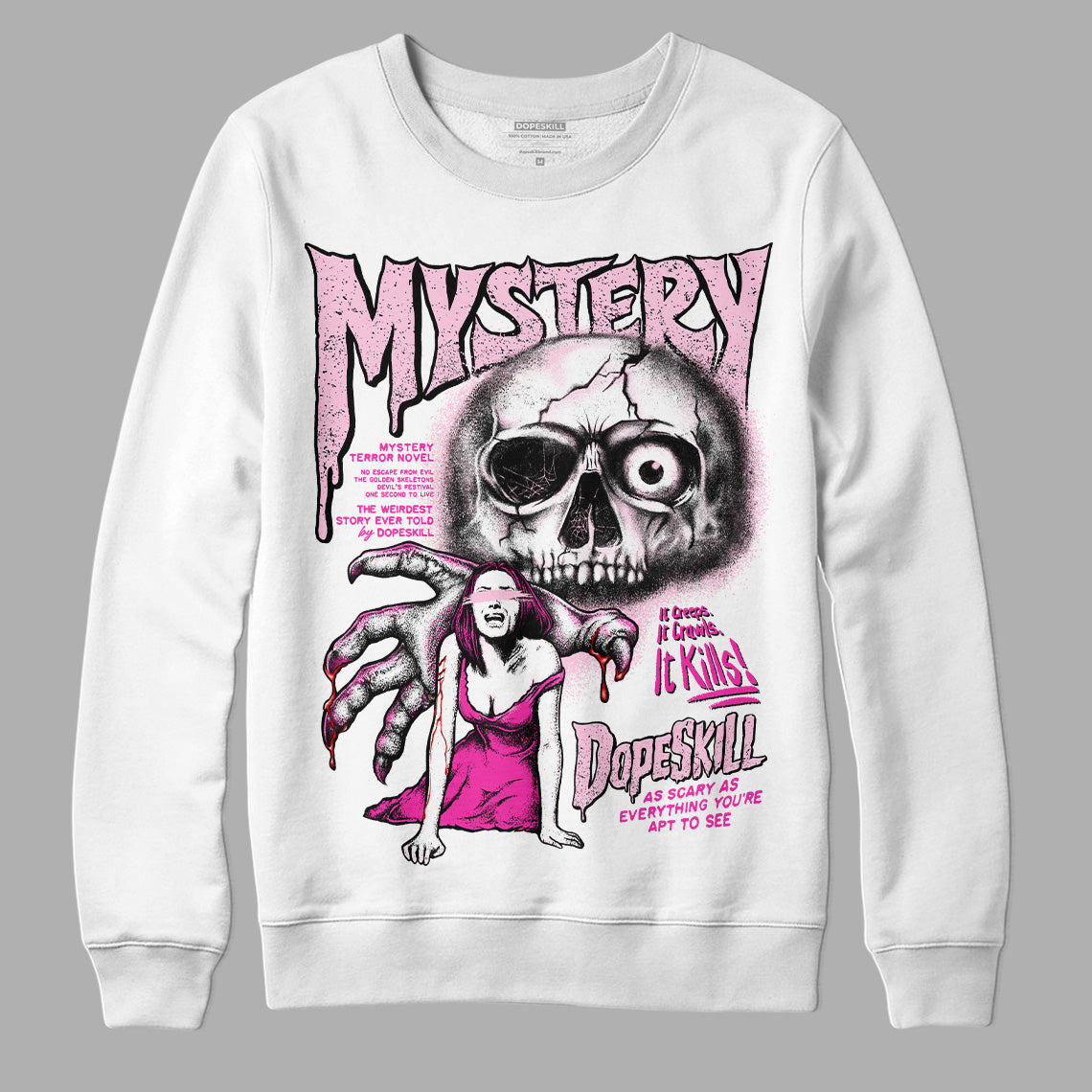 Triple Pink Dunk superstreetwear Sweatshirt Mystery Ghostly Grasp Graphic