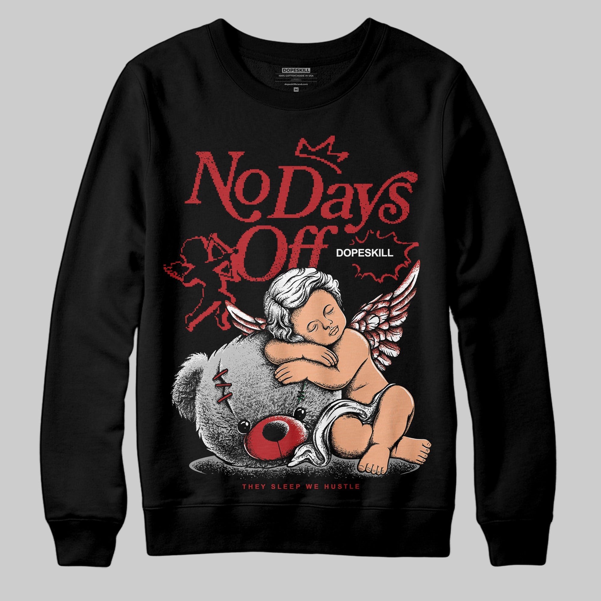 Flu Game 12s superstreetwear Sweatshirt New No Days Off Graphic