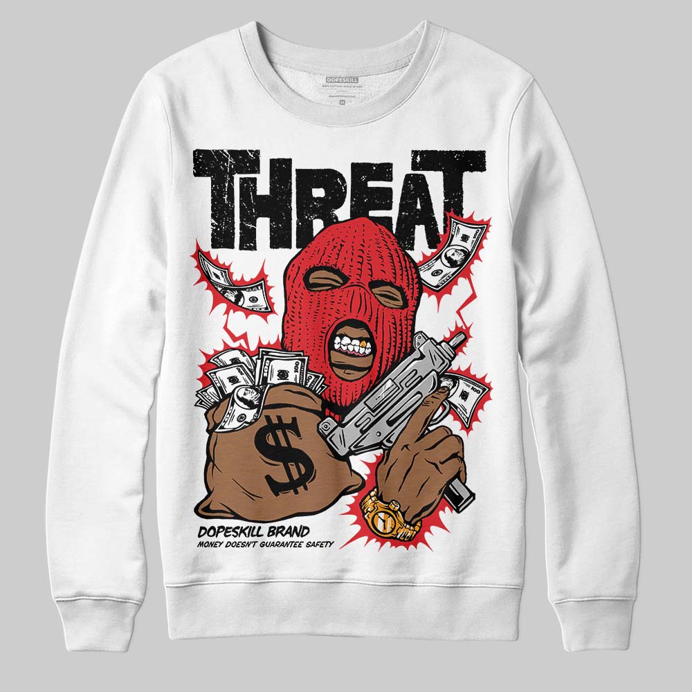Black and White Collection superstreetwear Sweatshirt Under Threat Graphic