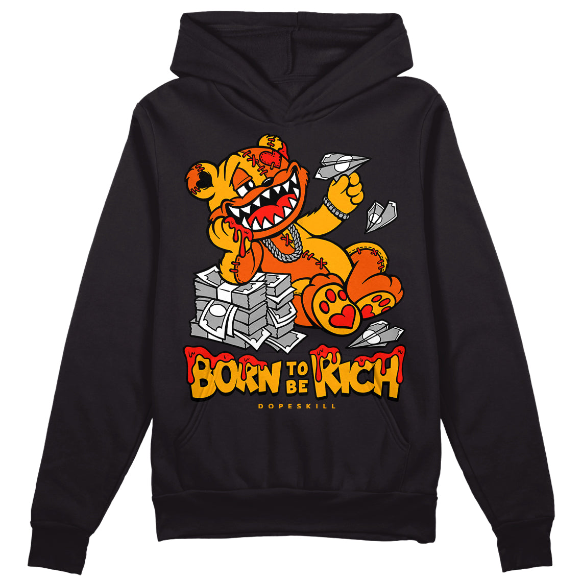 Black Taxi 12s superstreetwear Hoodie Sweatshirt Born To Be Rich Graphic