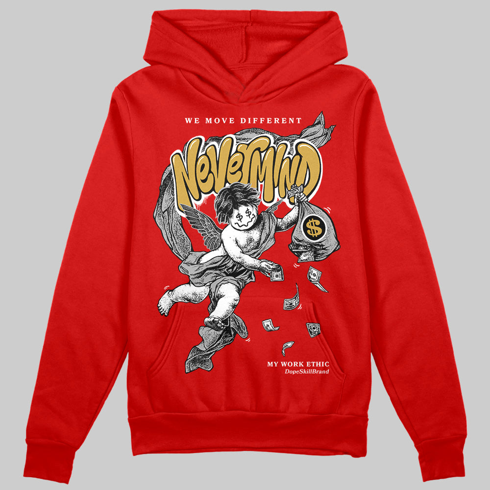 Bred Velvet 11s superstreetwear Red Hoodie Sweatshirt Nevermind Graphic