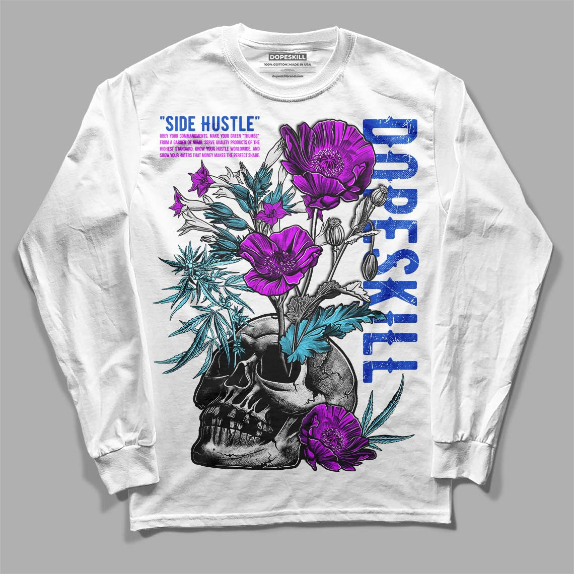 SB Dunk Argon superstreetwear Long Sleeve T-Shirt Side Hustle Graphic