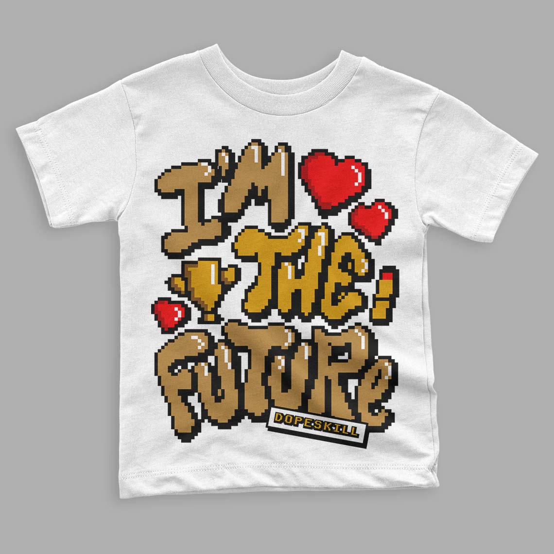 Wheat 13s superstreetwear Toddler Kids T-shirt I'm The Future Graphic