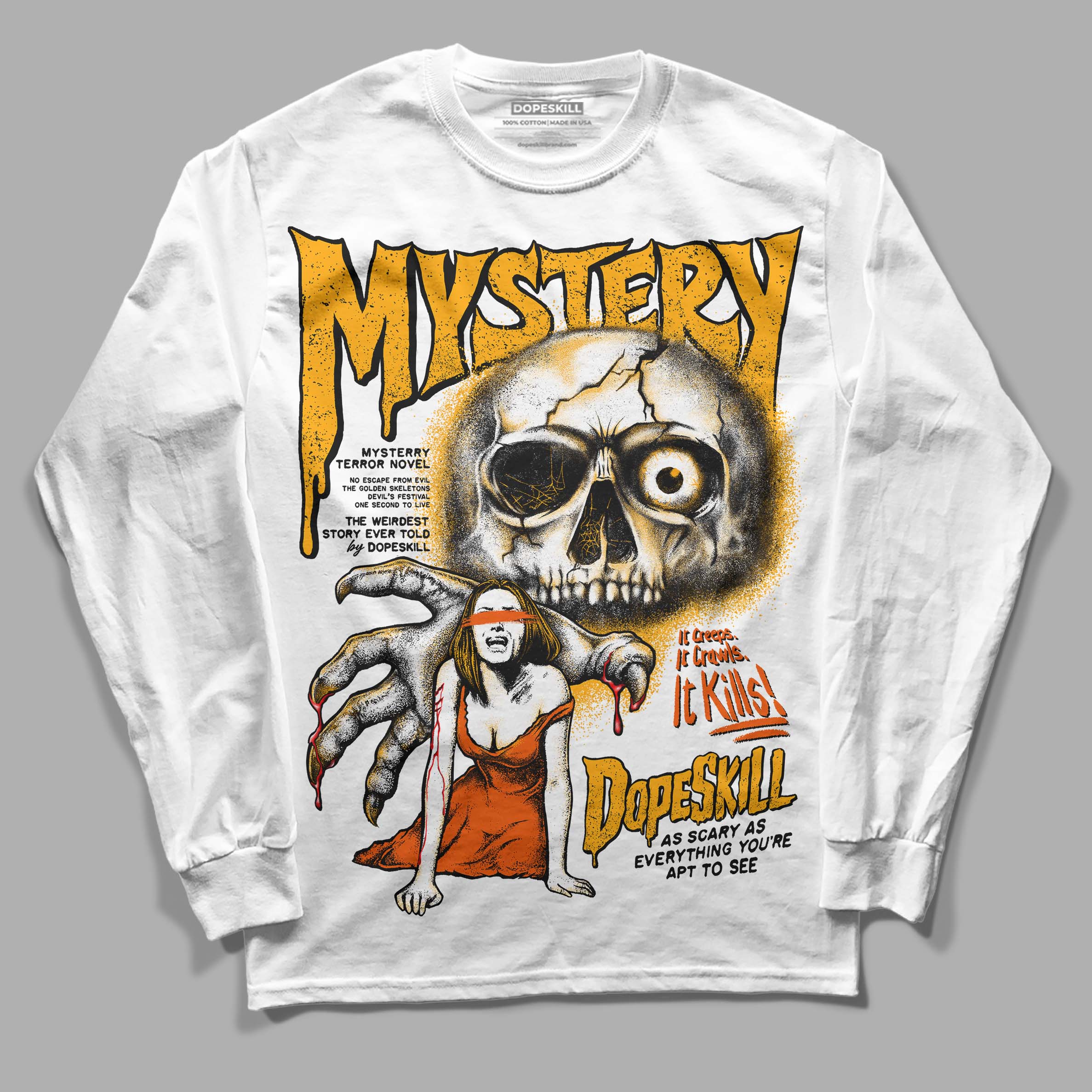 Black Taxi 12s superstreetwear Long Sleeve T-Shirt Mystery Ghostly Grasp Graphic