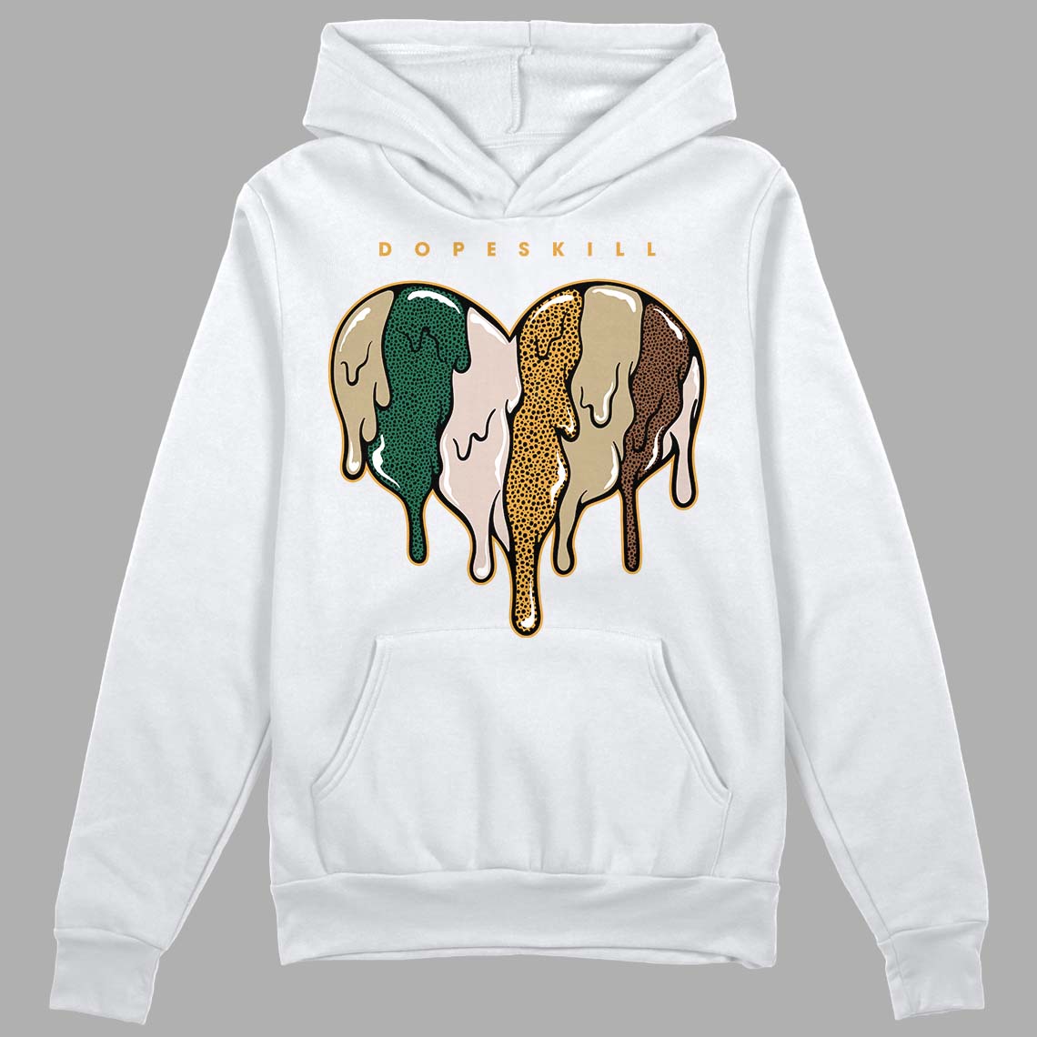 Safari Dunk Low superstreetwear Hoodie Sweatshirt Slime Drip Heart Graphic