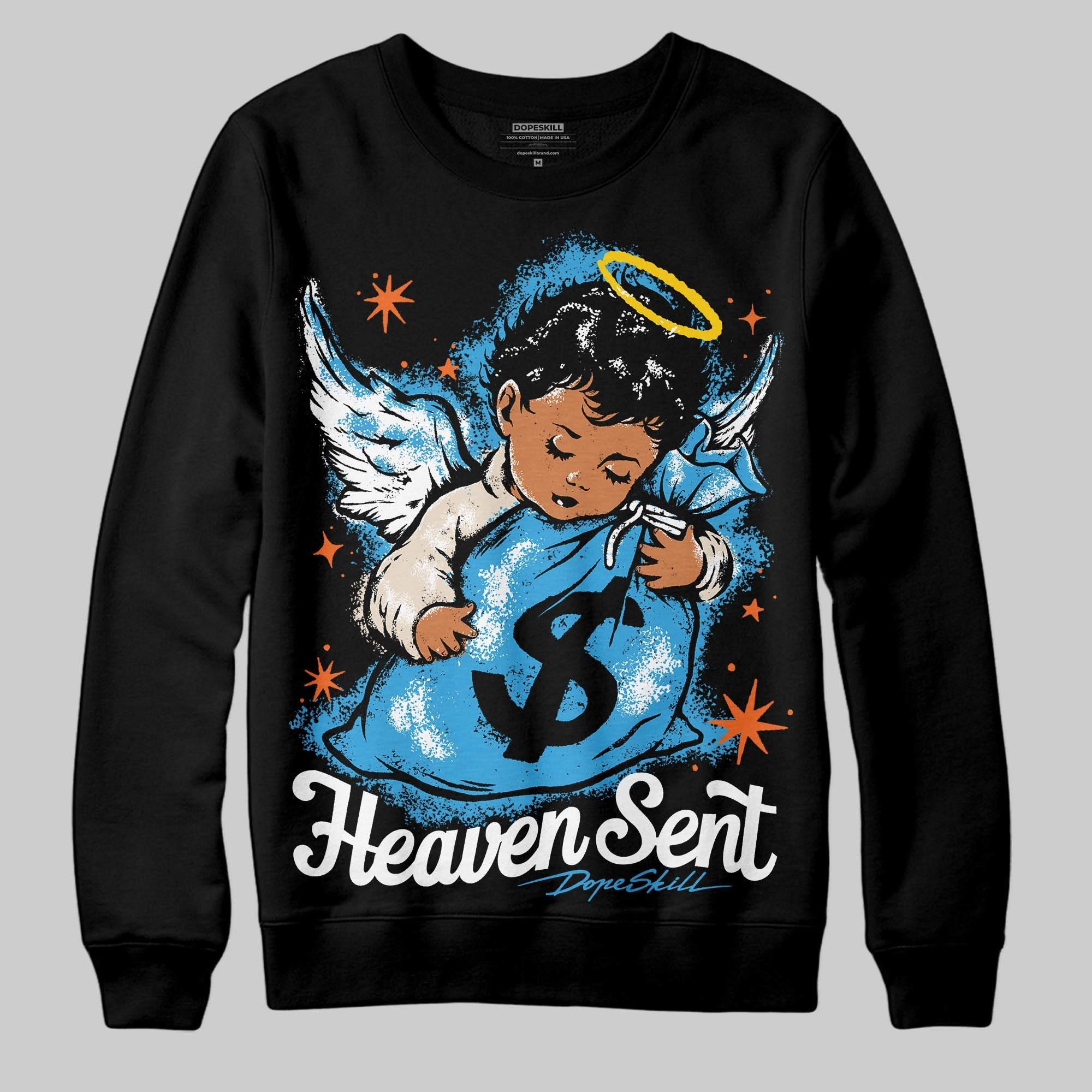 UNC Reimagined 1s superstreetwear Sweatshirt Heaven Sent Graphic