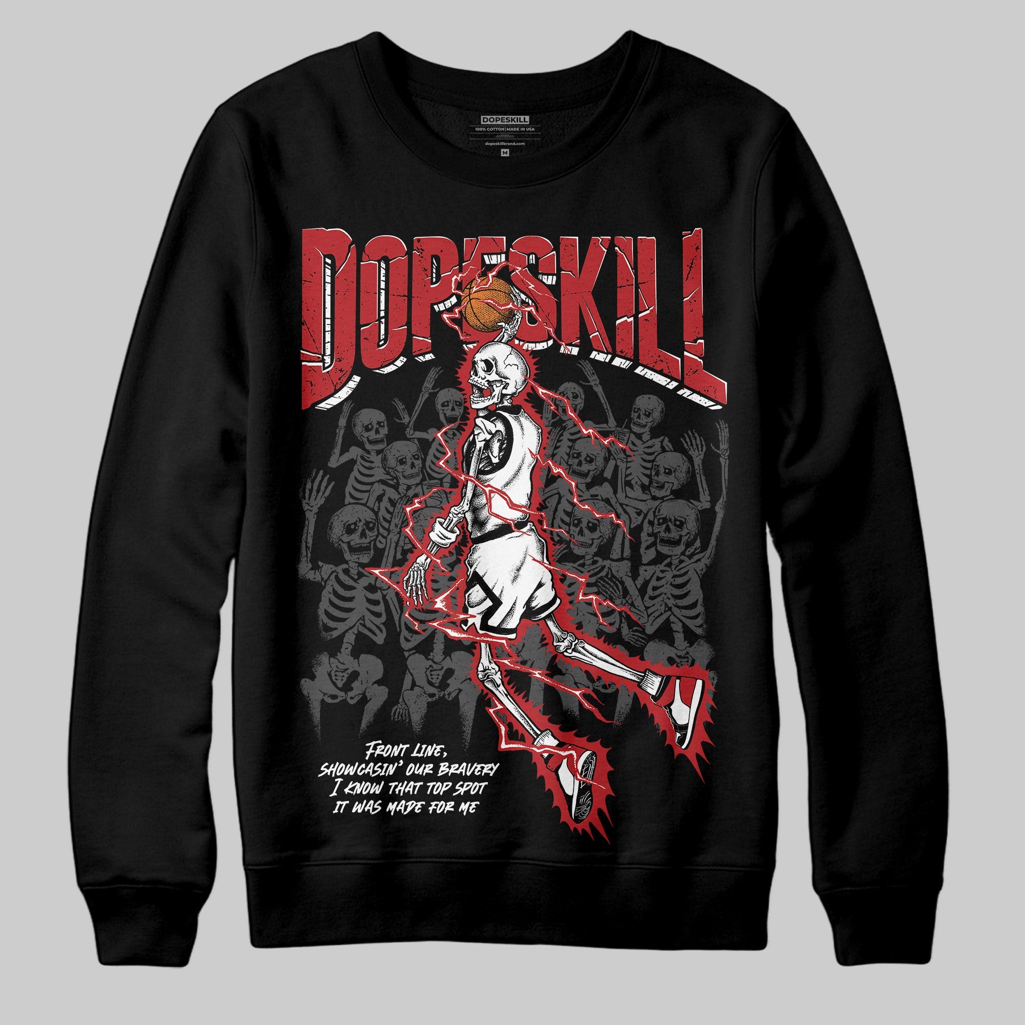 Black Toe Reimagined 1s superstreetwear Sweatshirt Thunder Dunk Graphic