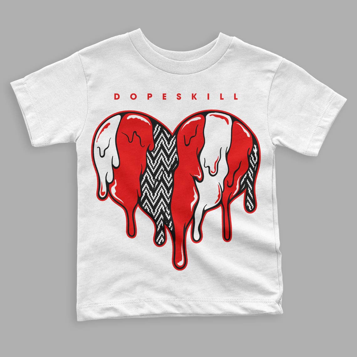 Cherry 12s superstreetwear Toddler Kids T-shirt Slime Drip Heart Graphic