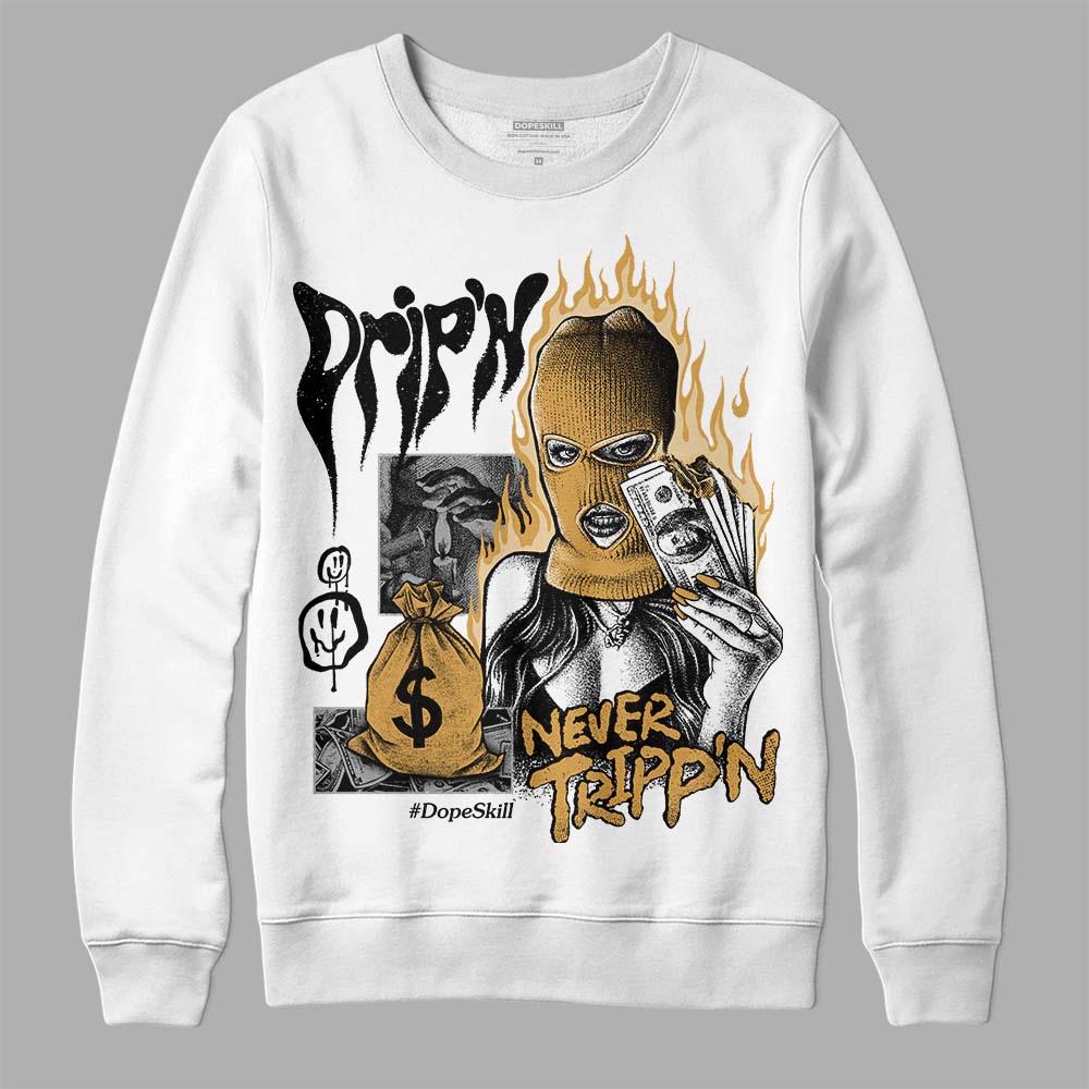 Gratitude 11s superstreetwear Sweatshirt Drip'n Never Tripp'n Graphic