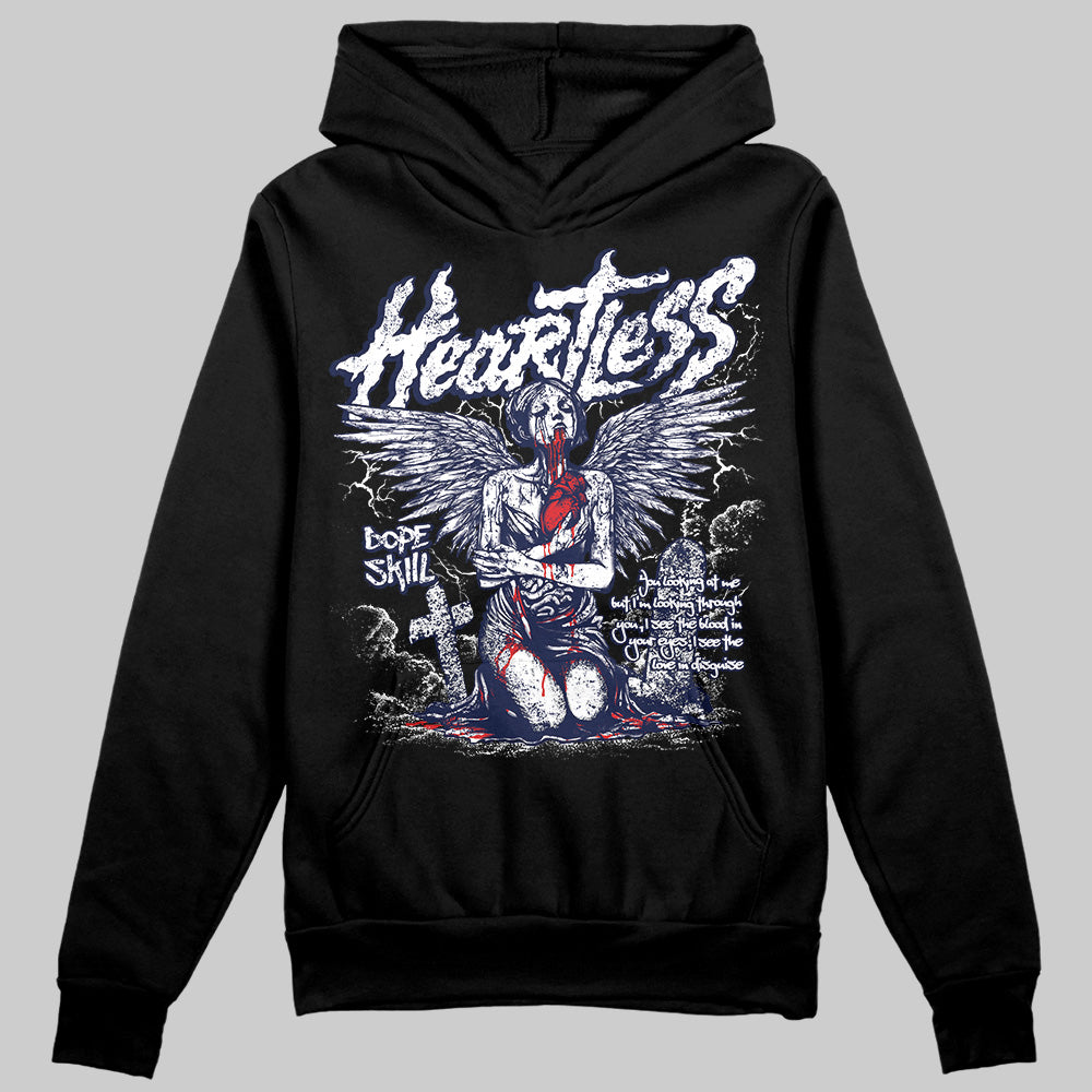 Midnight Navy 3s superstreetwear Hoodie Sweatshirt Heartless Graphic