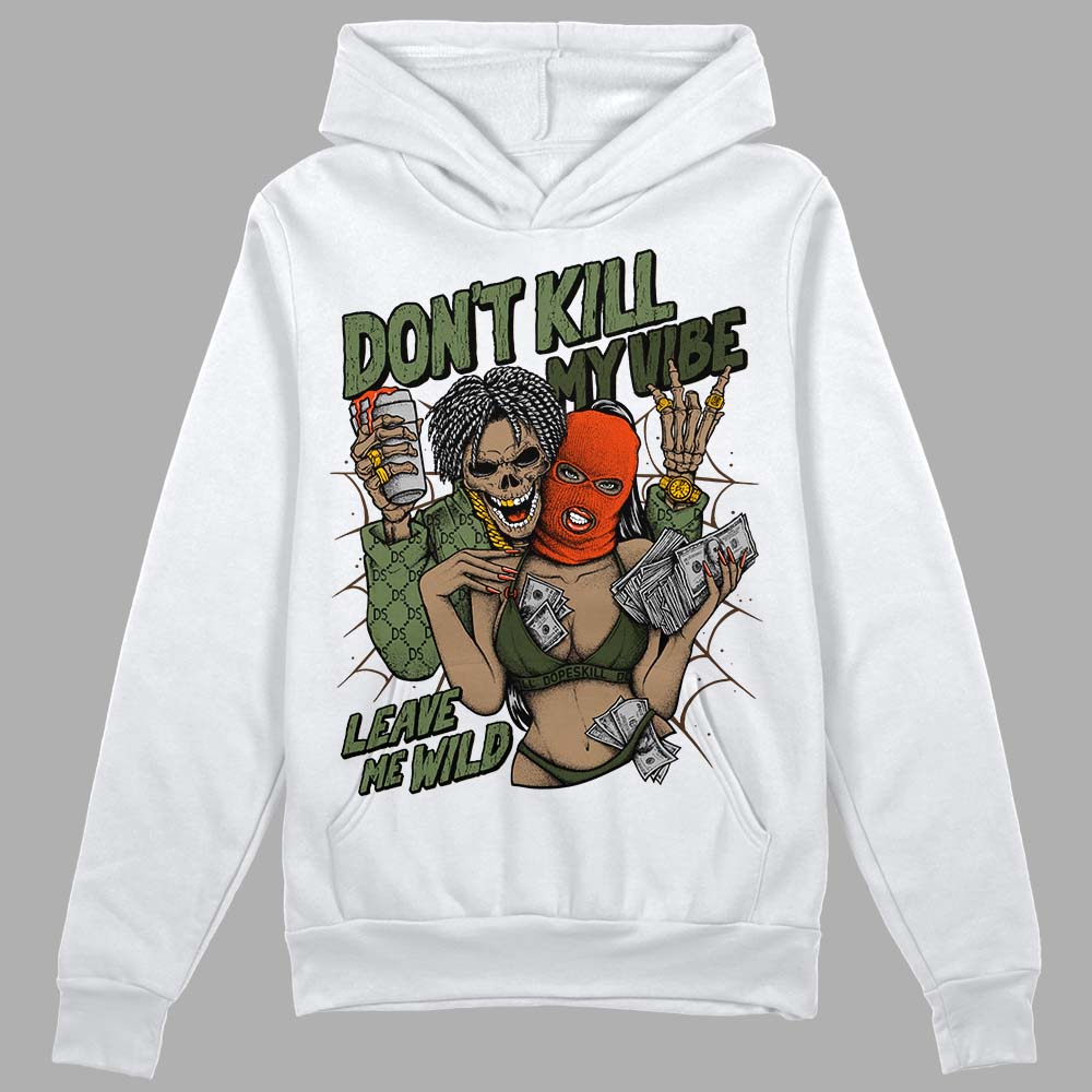 Olive Collection superstreetwear Hoodie Sweatshirt Don't Kill My Vibe Graphic