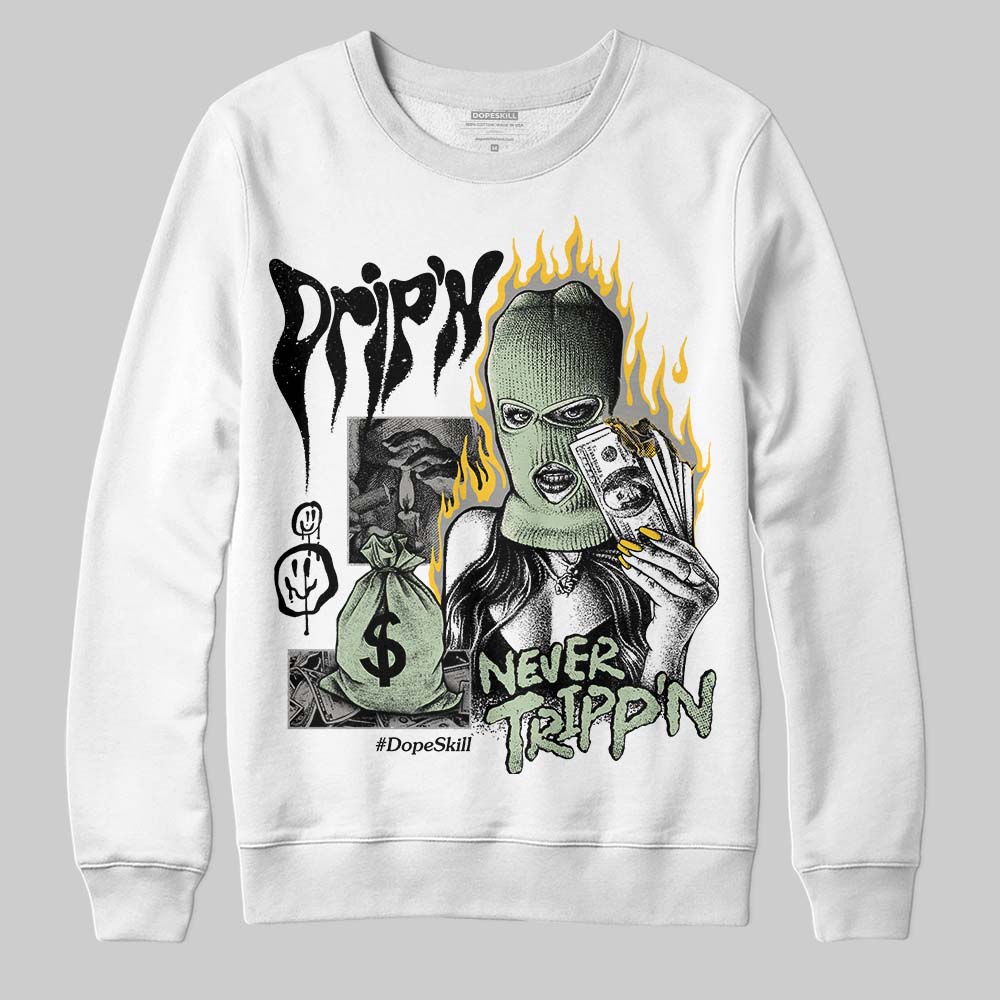 Seafoam 4s 2025 superstreetwear Sweatshirt Drip'n Never Tripp'n Graphic