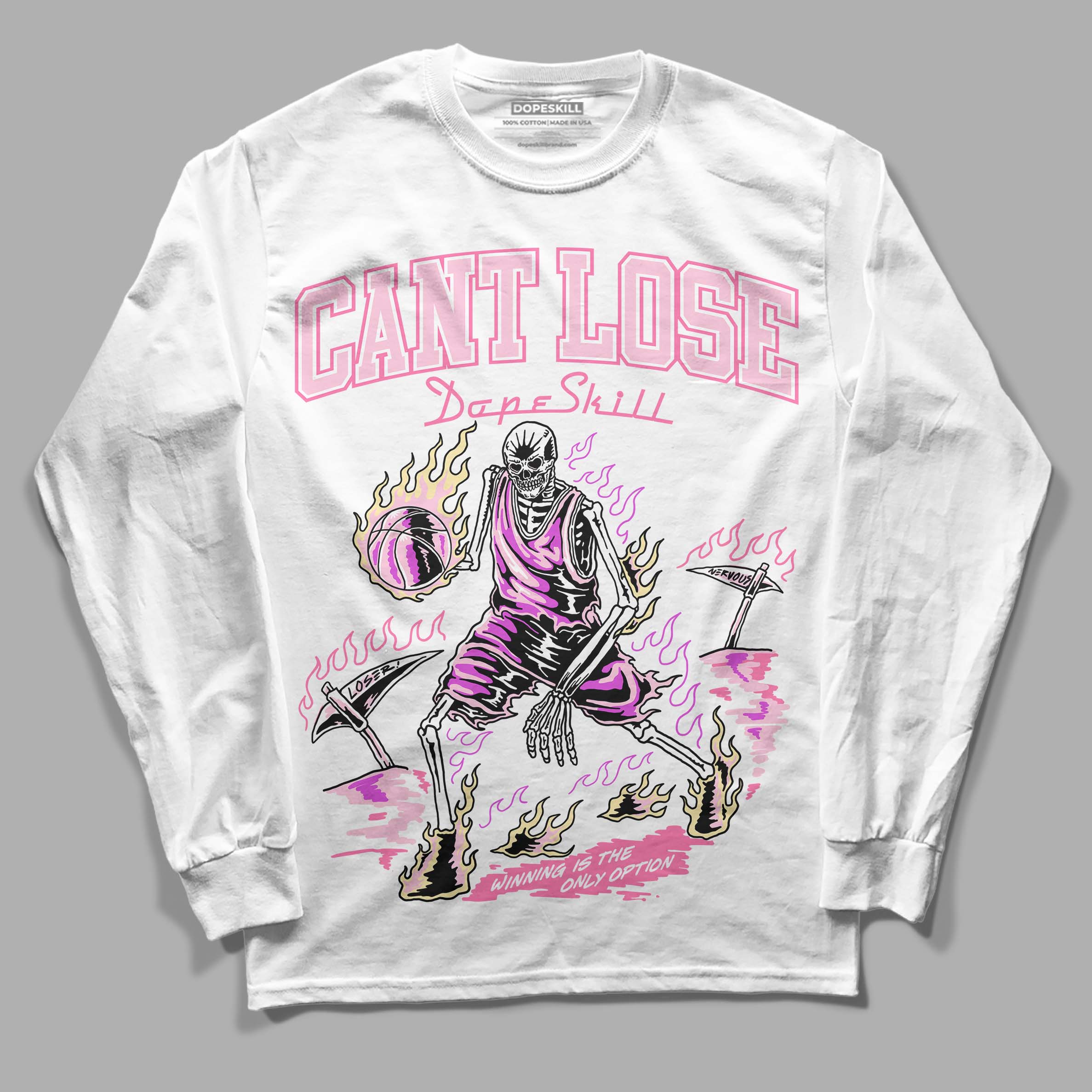 Dunk Low Pink Foam superstreetwear Long Sleeve T-Shirt Cant Lose Graphic