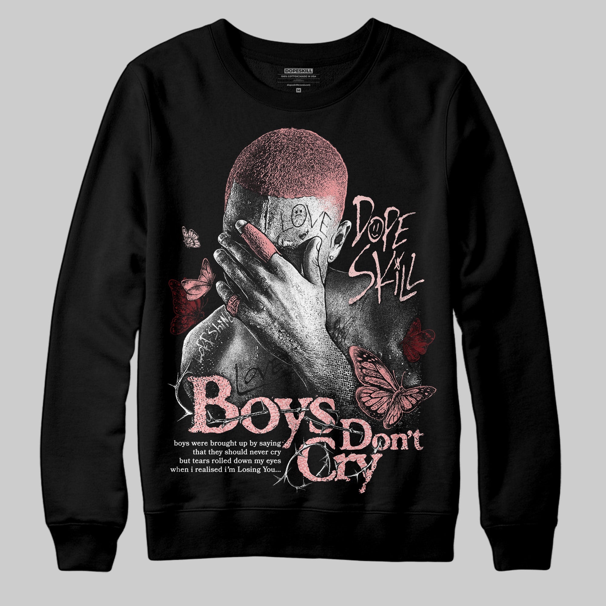 VALENTINE'S Day 3s superstreetwear Sweatshirt Boys Don't Cry Graphic