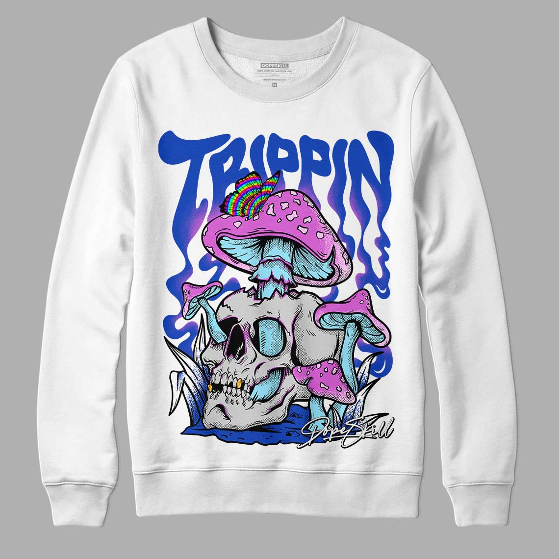 Hyper Royal 12s superstreetwear Sweatshirt Trippin Graphic