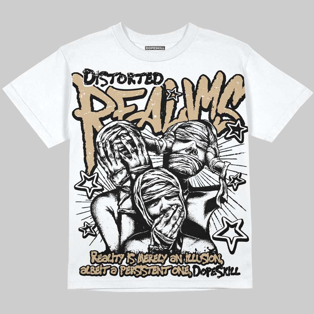 TAN Collection superstreetwear Oversize Print T-Shirt Distorted Realms Graphic