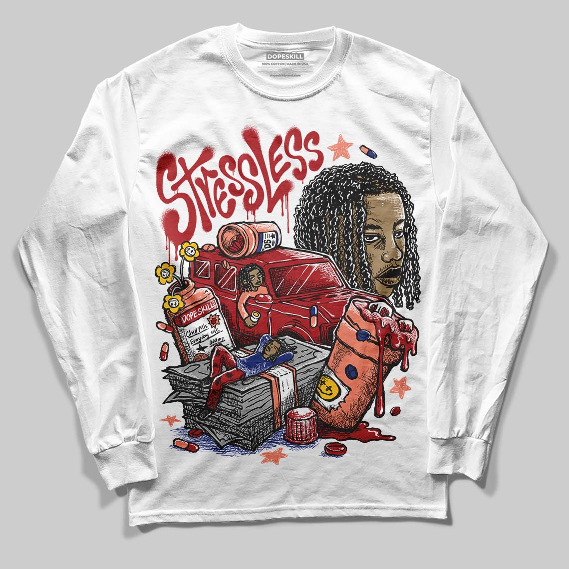 Rare Air Cinnabar 1s superstreetwear Long Sleeve T-Shirt Stressless Graphic